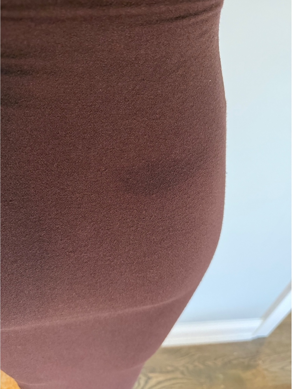 Naked Wardrobe Strapless Brown Bodycon Midi Dress XS - Picture 7 of 7